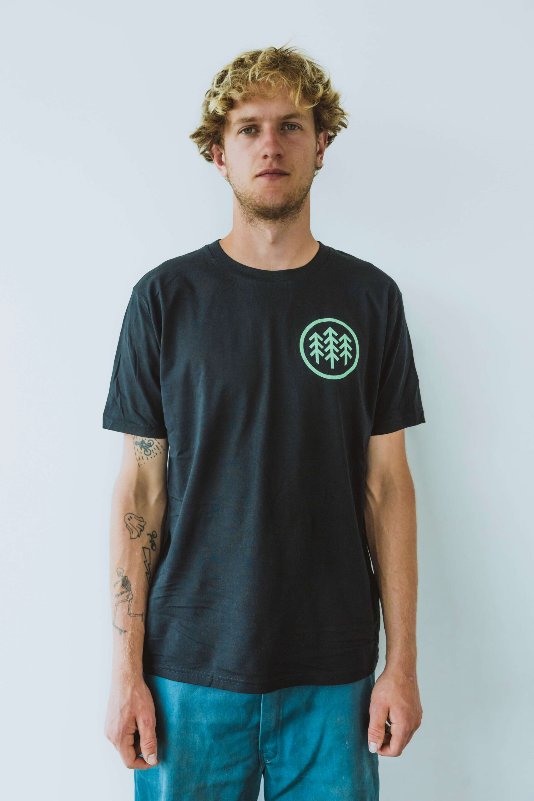 Classic Black T-Shirt - Dyfi Bike Park