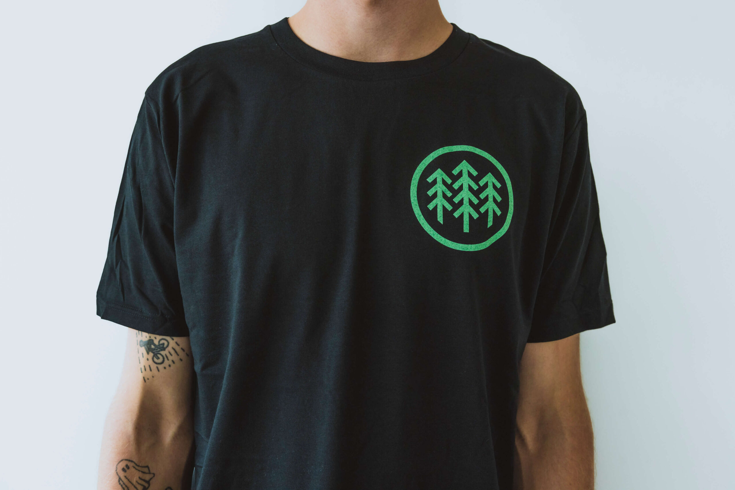 Classic Black T-Shirt - Dyfi Bike Park