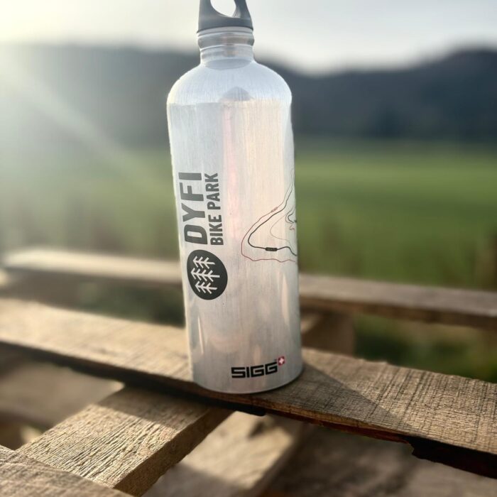 Sigg x Dyfi Tracks Bottle in Silver
